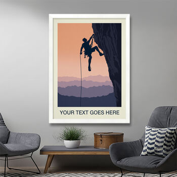 Personalised Rock Climbing Poster, 2 of 6