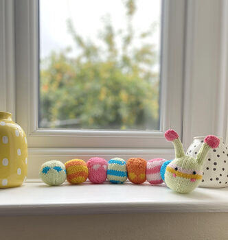Curious Colourwork Caterpillar Knitting Pattern, 2 of 2