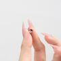 Tiny Black Cz Marquise Screw Back Earrings, thumbnail 2 of 10