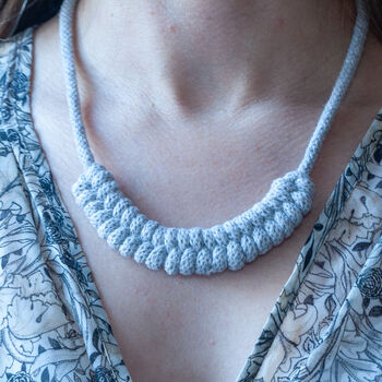 Macrame Statement Necklace, 11 of 12