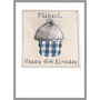 Personalised Cake Birthday Card For Him, thumbnail 10 of 12