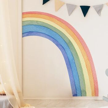 Colourful Rainbow Removable Wall Sticker, 6 of 12
