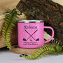 Personalised Golf And Clubs Enamel Camping Mug, thumbnail 6 of 7
