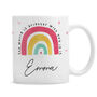 Personalised You Make The World Brighter Rainbow Mug, thumbnail 5 of 5