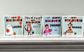 Adorable Witch Personalised Halloween Card, 5 of 6