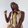 Roar Fashion Limited Edition Skinny Silk Scarf, thumbnail 2 of 4