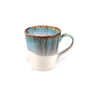 Blue V Shaped Handmade Porcelain Mug, thumbnail 2 of 9