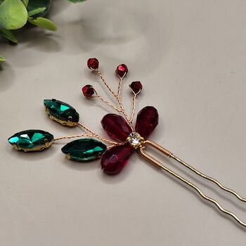 Christmas Hair Pin Set Of Two, 3 of 11
