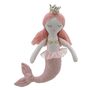 Linen Mermaid Princess With Pink Hair, thumbnail 2 of 8