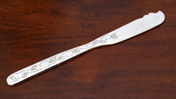 Hallmarked Solid Sterling Silver Butter Knife, 4 of 6