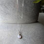 Pink Opal Gemstone Birthstone Necklace, thumbnail 1 of 12