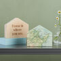 Personalised Map Little House Location Ornament Gift, thumbnail 9 of 10