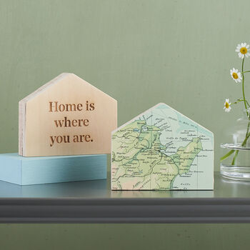 Personalised Map Little House Location Ornament Gift, 9 of 10
