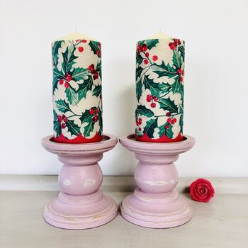 Advent Christmas Pillar Candle, 3 of 7