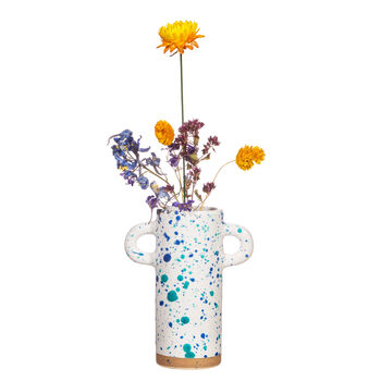 Stoneware Splatter Vase, 2 of 3