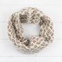 Lambswool Leopard Knitted Cowl, thumbnail 10 of 12