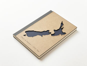 Handcrafted New Zealand Map Travel Notebook, 2 of 7