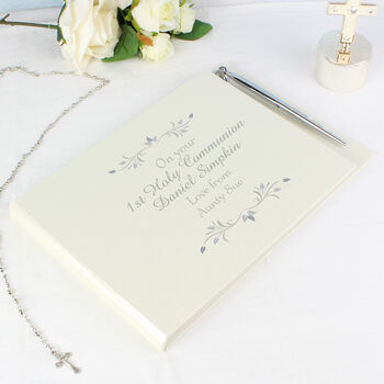 Personalised Sentiments Guest Book And Pen, 3 of 7