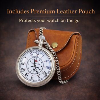Personalised The Titanic Pocket Watch With Case – Meaningful Birthday And Anniversary Keepsake, 6 of 12