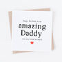 Amazing Dad Or Daddy Happy Birthday Card, thumbnail 2 of 3