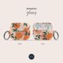 Orange Blossom Air Pods Case With Keychain, thumbnail 2 of 5