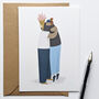 Set Of Illustrated Hug Postcards, thumbnail 3 of 6