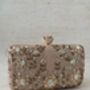 Muted Pink Rectangular Clutch, thumbnail 5 of 10