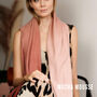 Personalised Ombre Gradient Cashmere Blend Scarf, thumbnail 2 of 12