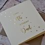 Personalised Gold Foiled Birthday Card, thumbnail 4 of 4