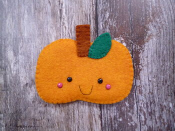 Pumpkin Felt Decoration Sewing Kit, 2 of 6