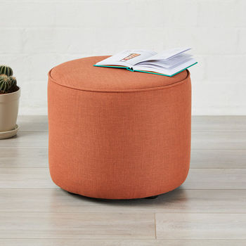 Camden Piped Drum Stool, 3 of 11