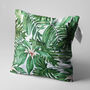Green Tropical Eucalyptus Leaves Cushion Cover, thumbnail 3 of 7