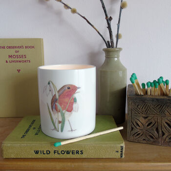 Robin Bone China Candle Holder, 7 of 9