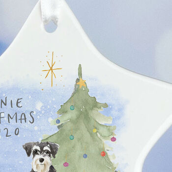 Dog Christmas Tree Decoration Personalised, 3 of 8
