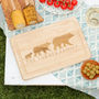 Personalised Bear Family Chopping Board New Home Gift, thumbnail 1 of 3