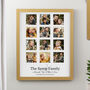 Personalised Family Memories Oak Photo Frame, thumbnail 1 of 2