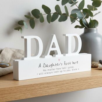 Dad Gifts Daughter's First Love Dad Ornament, 9 of 9