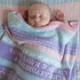 Sandringham Personalised Cashmere Baby Blanket, thumbnail 1 of 6