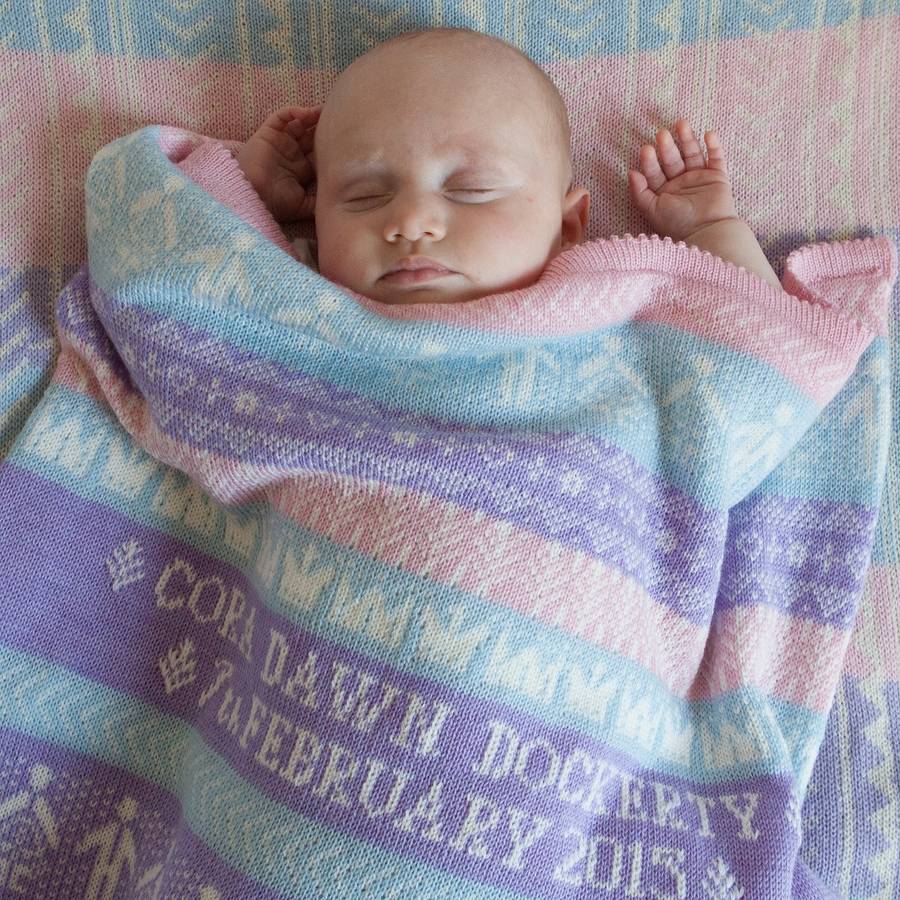 Sandringham Personalised Cashmere Baby Blanket, 1 of 6