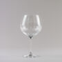 Engraved Dartington Crystal Cut Gin Glass, thumbnail 4 of 9