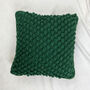 Fair Trade Chunky Boho Bobble Wool Cushion Cover 40cm, thumbnail 6 of 12