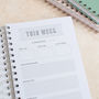 Personalised Gold Foil Food And Fitness Planner, thumbnail 9 of 12