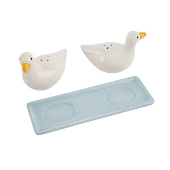 Bramble Farm Duck Salt And Pepper Shakers In Gift Box | Farm Yard Animals | Country Kitchen Decor | Tableware | Cruet Set, 3 of 6