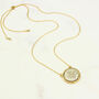 Personalised 80th Birthday Gold Tone Sixpence Necklace, thumbnail 4 of 9