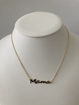 Gold Mama Charm Necklace, 3 of 4