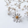 Gold And Silver Daisy Brooch, thumbnail 5 of 12
