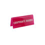Pink Acrylic Desk Sign | ''Corporate Baddie'' | Novelty Office Gift, thumbnail 2 of 2