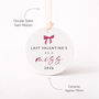 Last Valentines As A Miss Bow Design Bottle Tag Gift, thumbnail 5 of 12