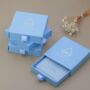 Internally Threaded Cz Trio Flat Back Earrings In Sterling Silver, thumbnail 7 of 7