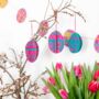 Easter Egg Paper Decorations, thumbnail 1 of 9